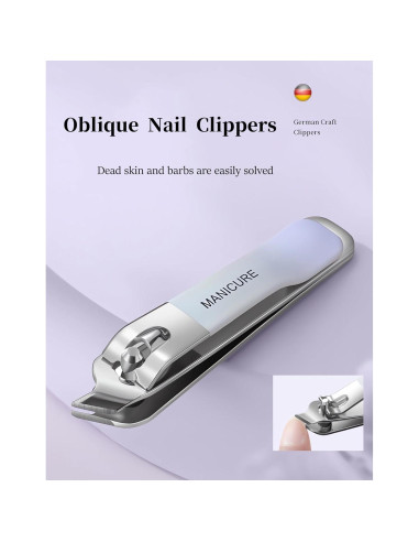 Juego de Manicura 7 Piezas NEMIBAD Acero Inoxidable Verde