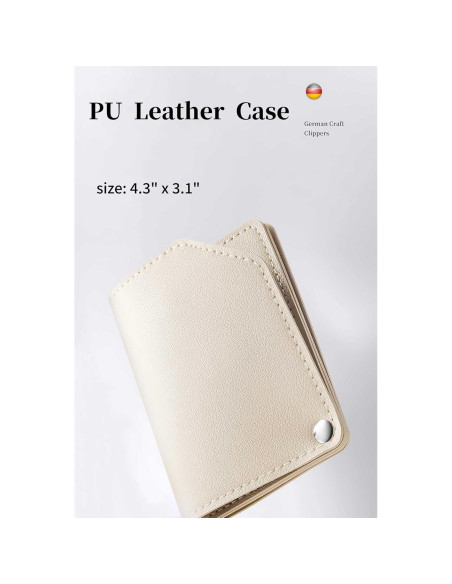 Juego de Manicura 7 Piezas NEMIBAD Acero Inoxidable Verde