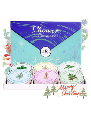 Bombas de vapor para ducha Midlaso - 6 fragancias aromáticas