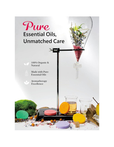 Bombas de vapor para ducha Midlaso - 6 fragancias aromáticas