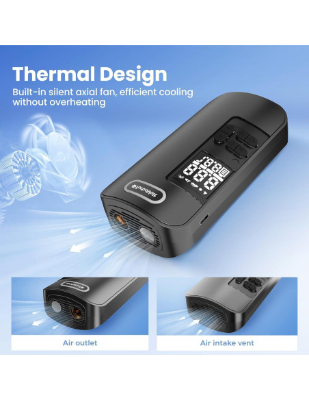 Compresor de Aire Portátil DynaVolt TL-INF001 150 PSI Inalámbrico Compresor de Aire Portátil DynaVolt TL-INF001 150 PSI Inalámbrico