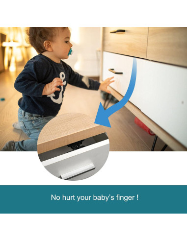 Cierres de Armario RV Gynthias - 4 Pestillos Universales Negros