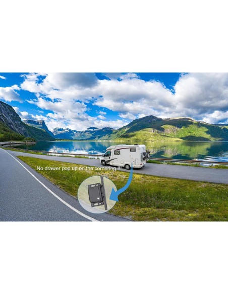 Cierres de Armario RV Gynthias - 4 Pestillos Universales Negros