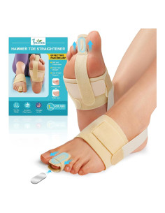 Corrector de Dedo en Martillo JNATER - Férula Ajustable Beige