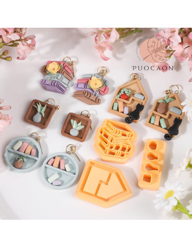 Cortadores de Arcilla Polimérica Puocaon - 11 Piezas para Joyería