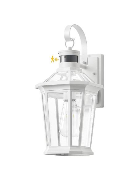 Lámpara de Pared Exterior VIANIS con Sensor de Movimiento 13x31.5cm