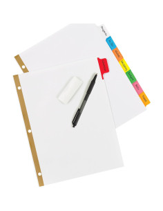 Divisores Avery Big Tab Escribe y Borra 8 Pestañas Multicolor 2