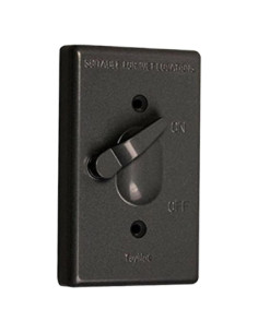 Cubierta a Prueba de Climas TayMac TC100Z 1-Gang Bronce