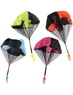 Juego de 4 Paracaídas Voladores Finebaby para Niños 2
