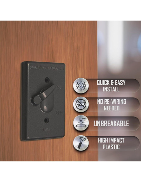 Cubierta a Prueba de Climas TayMac TC100Z 1-Gang Bronce