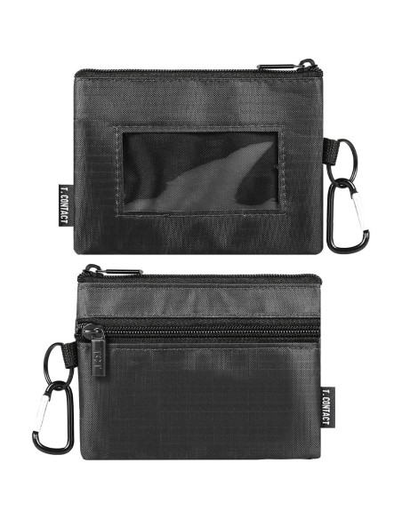 Billetera Slim T.CONTACT con Bloqueo RFID y Ventana ID - Negra Billetera Slim T.CONTACT con Bloqueo RFID y Ventana ID - Negra