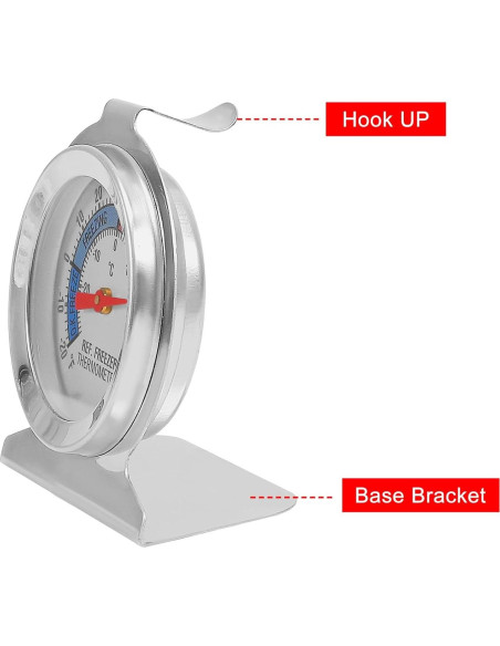 Termómetro Mecánico DWEII para Refrigerador y Congelador -30 a 30C