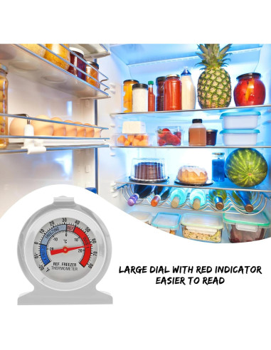 Termómetro Mecánico DWEII para Refrigerador y Congelador -30 a 30C