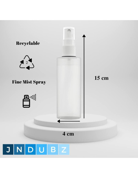 Botella Spray Neblina Fina JND 120 ml - Reutilizable 2 Pack