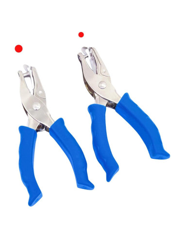 Perforador de Papel Mini XIAOXGXF 2 Piezas 3mm y 6mm Azul