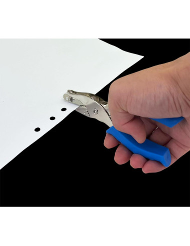 Perforador de Papel Mini XIAOXGXF 2 Piezas 3mm y 6mm Azul
