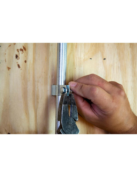 Placas de Clavo Halex 1.27 cm x 6.35 cm - 50 Piezas