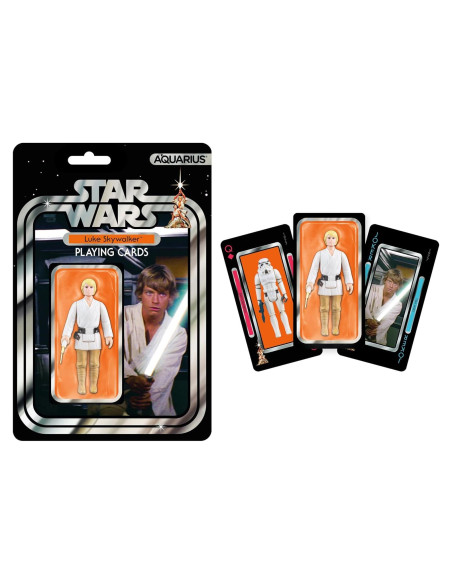 Baraja Premium Star Wars Luke Skywalker - 54 Cartas Temáticas