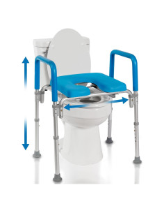 Asiento Elevado con Almohadilla Platinum Health Azul 150 kg