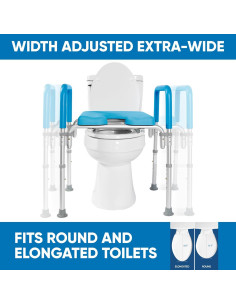 Asiento Elevado con Almohadilla Platinum Health Azul 150 kg 2