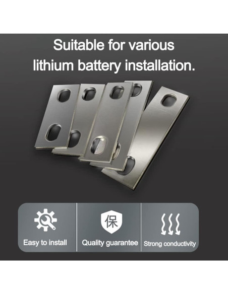 Conector de barras de bus VNSZNR 4PCS 25mm para baterías Lifepo4