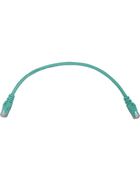 Cable Ethernet Cat6a Tripp Lite 10G UTP 0.3m Aqua RJ45