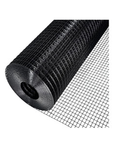 Rollo de Malla de Alambre Galvanizado Negro 60x30m 19 Calibre