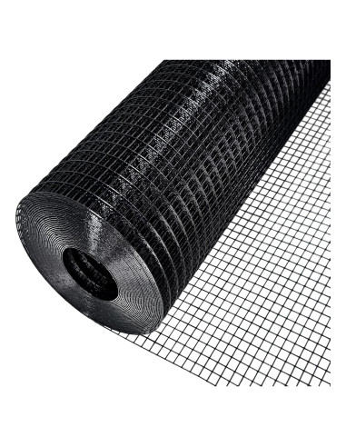 Rollo de Malla de Alambre Galvanizado Negro 60x30m 19 Calibre