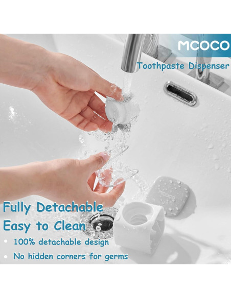 Exprimidor de Pasta de Dientes MCOCO Negro Montado en Pared