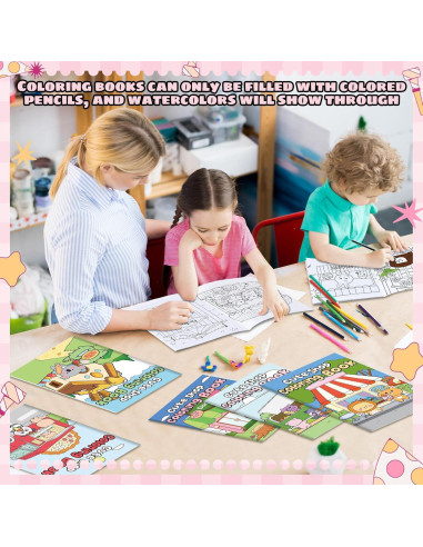 24 Libros para Colorear Sinload Tienda Linda para Niños y Adultos