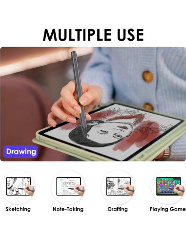 Lápiz Stylus para iPad LIRIXINYIYA con Punta de 1.7mm y 4 LED