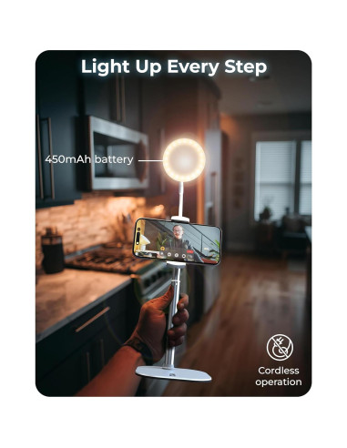 Soporte para Teléfono con Luz LED ChatStand Halo 9-14"