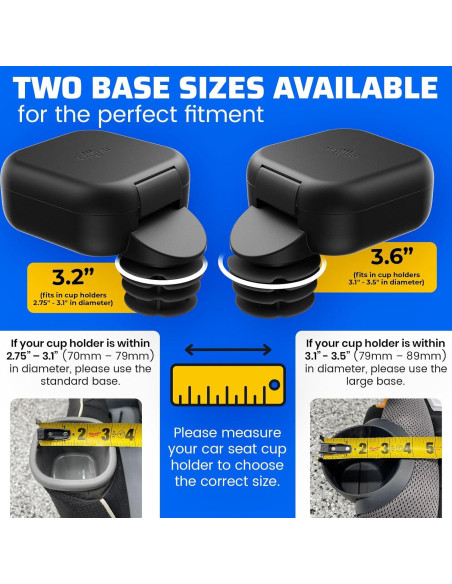 Consola Infantil Integral para Coche - Base Grande con Soporte para Tableta