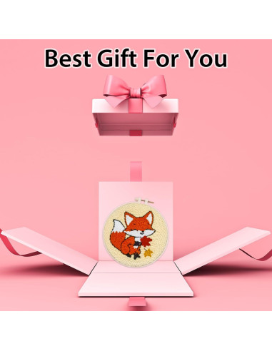 Kit de Aguja de Punch Nuberlic Zorro - Manualidades para Principiantes