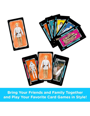 Baraja Premium Star Wars Luke Skywalker - 54 Cartas Temáticas