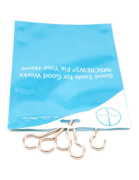 20 Tornillos Ojos Acero Inoxidable 304 M3 4.1 cm IMScrews