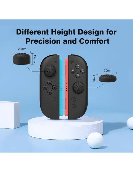 Agarraderas de Pulgar WEOTOO para Nintendo Switch 2 - Negro
