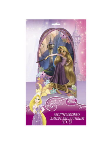 Centro de Mesa 3D Disney Enredados Rapunzel 30.5x19 cm