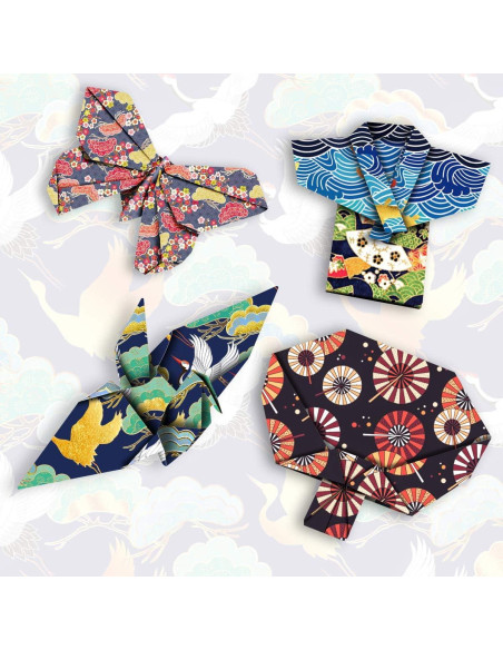 Papel Washi Japonés PaperKiddo para Origami 100 Hojas 15x15 cm