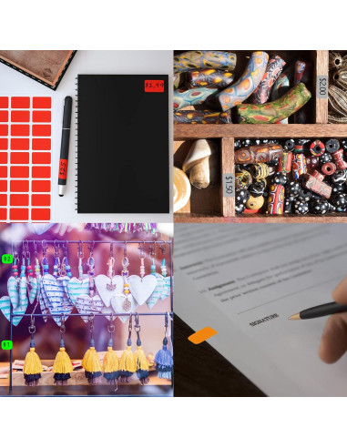 Etiquetas Removibles Rectangulares Royal Green 1000 Piezas 25.5x16mm