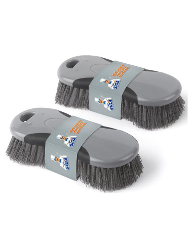 Cepillo de Fregar MR.SIGA Multiusos - Paquete de 2 Duraderos