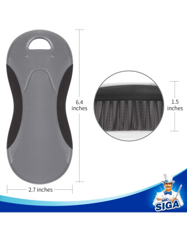 Cepillo de Fregar MR.SIGA Multiusos - Paquete de 2 Duraderos