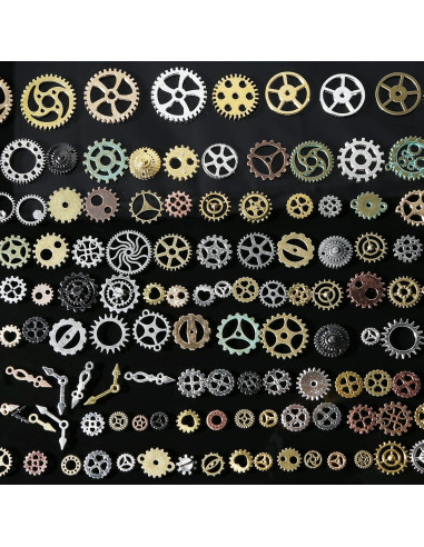 Colgantes Engranajes Steampunk BigOtters 200g - Mezcla de Colores