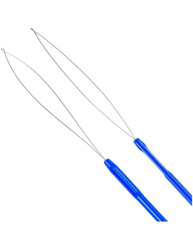 Kit de 10 Herramientas de Aguja para Extensiones de Cabello Zonon