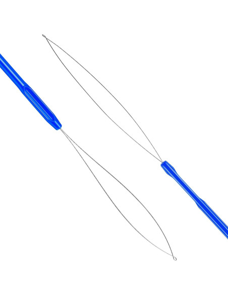 Kit de 10 Herramientas de Aguja para Extensiones de Cabello Zonon