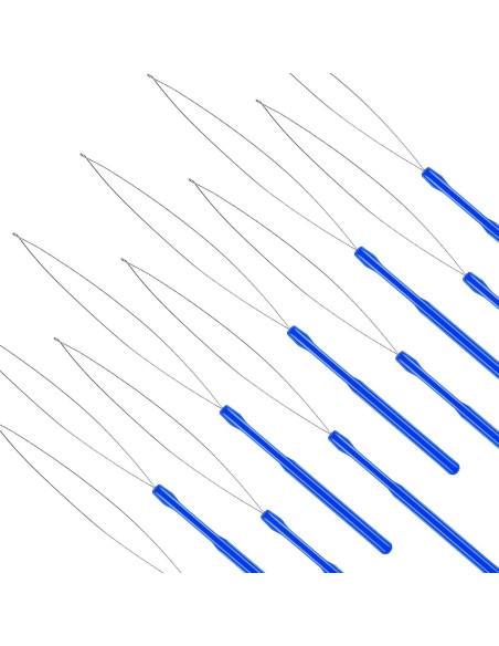 Kit de 10 Herramientas de Aguja para Extensiones de Cabello Zonon