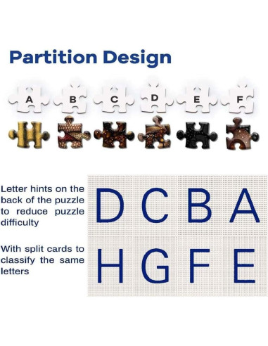 Rompecabezas de Madera 1000 Piezas Mariposa Africana AZYVv