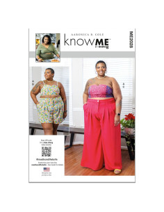 Patrón de Costura McCall's ME2028 para Top Corto y Pantalones