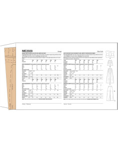 Patrón de Costura McCall's ME2028 para Top Corto y Pantalones 2