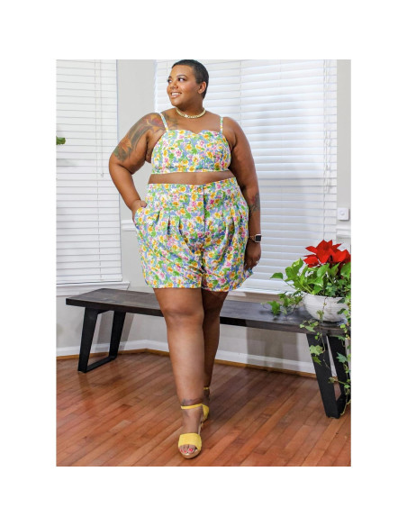 Patrón de Costura McCall's ME2028 para Top Corto y Pantalones